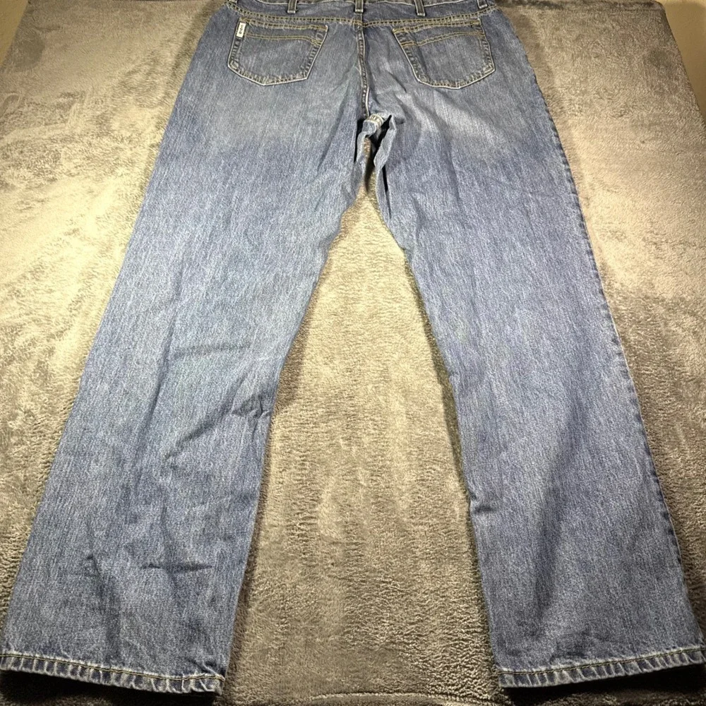 Cinch Jeans Mens 40x34 Blue Medium Wash Relaxed Straight Denim MB92834003